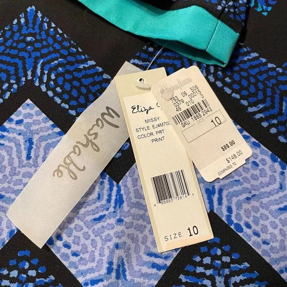 NWT Eliza J Dress Size 10 - Picture 5 of 8